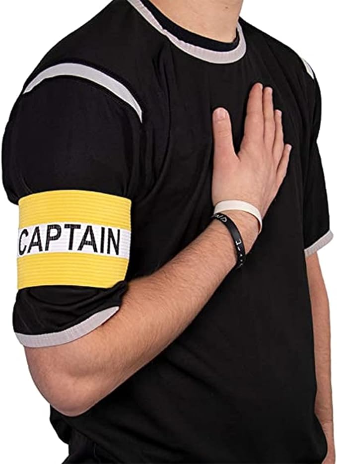 Brassard de capitaine élastique de football – Image 3