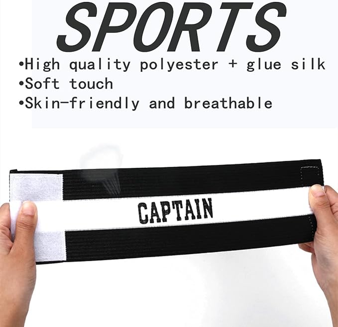 Brassard de capitaine élastique de football – Image 4