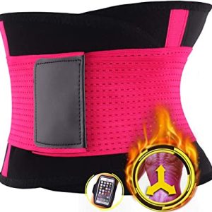 Ceinture de Sudation pour la Taille pour Femme, Serre-Taille Gainant d’Entraînement Ceinture d’Entraînement Raffermissante Bande pour Brûler des Graisses
